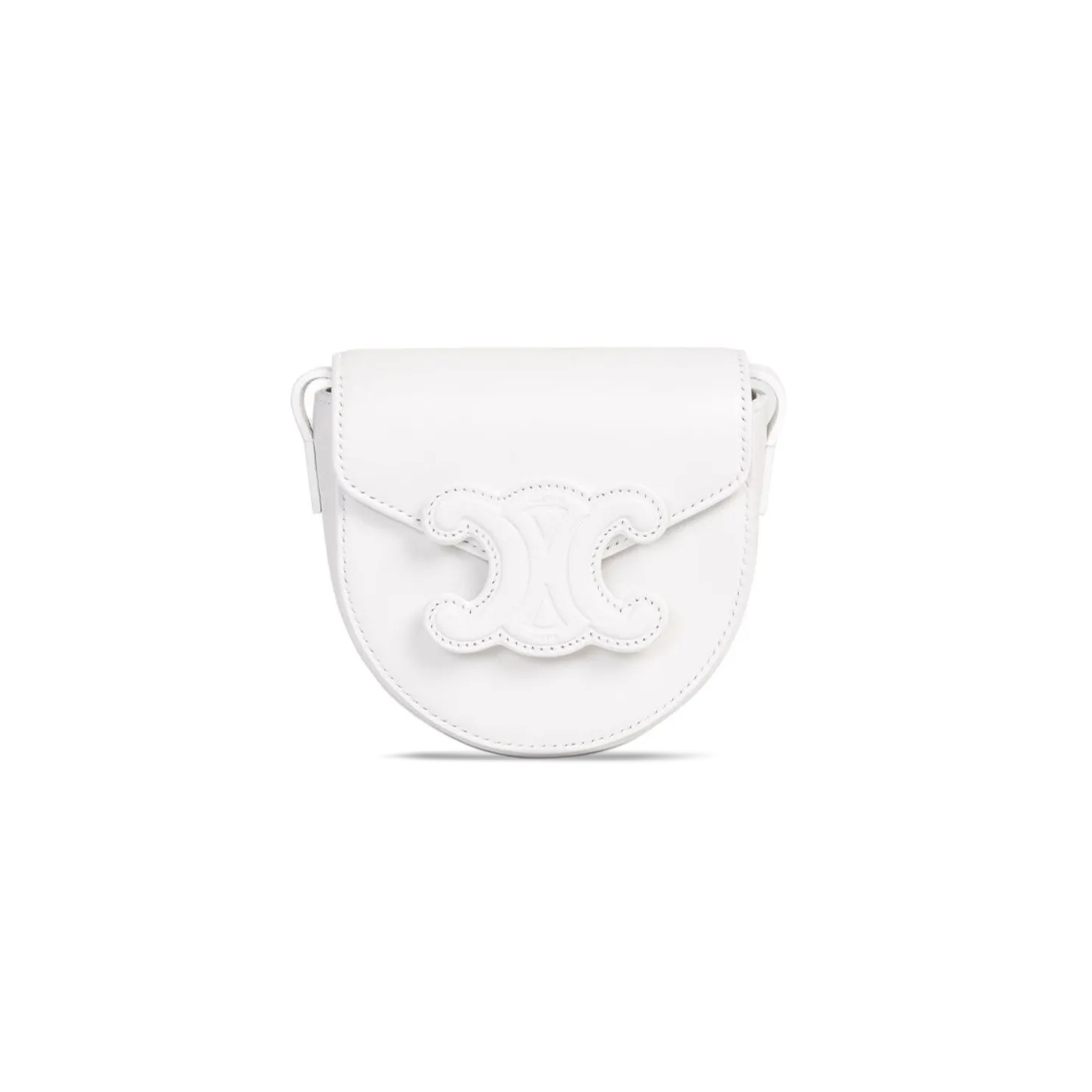 CELINE MINI CROSSBODY IN BESACE TRIOMPHE  SMOOTH COWHIDE 10J303DPQ.01BC (11*10*5cm)